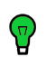 Green light bulb