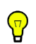 Yellow light bulb